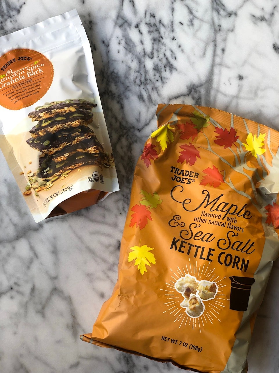 Fun new products from Trader Joe's make an easy fall board