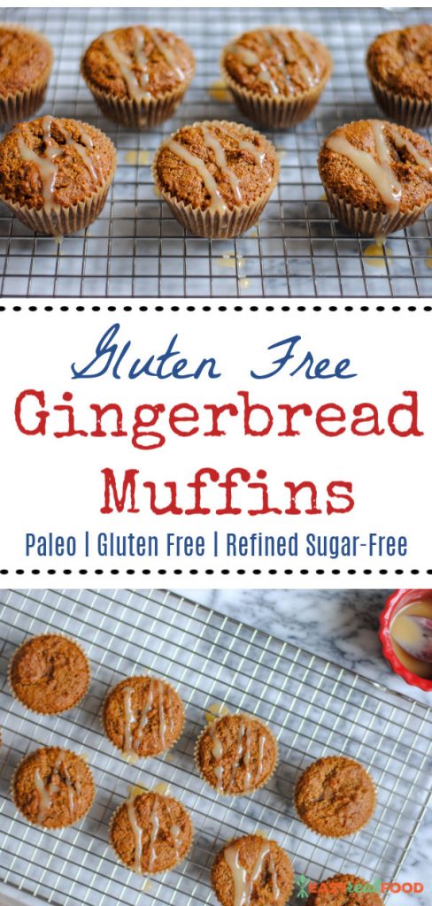 Gluten Free gingerbread muffins with almond flour