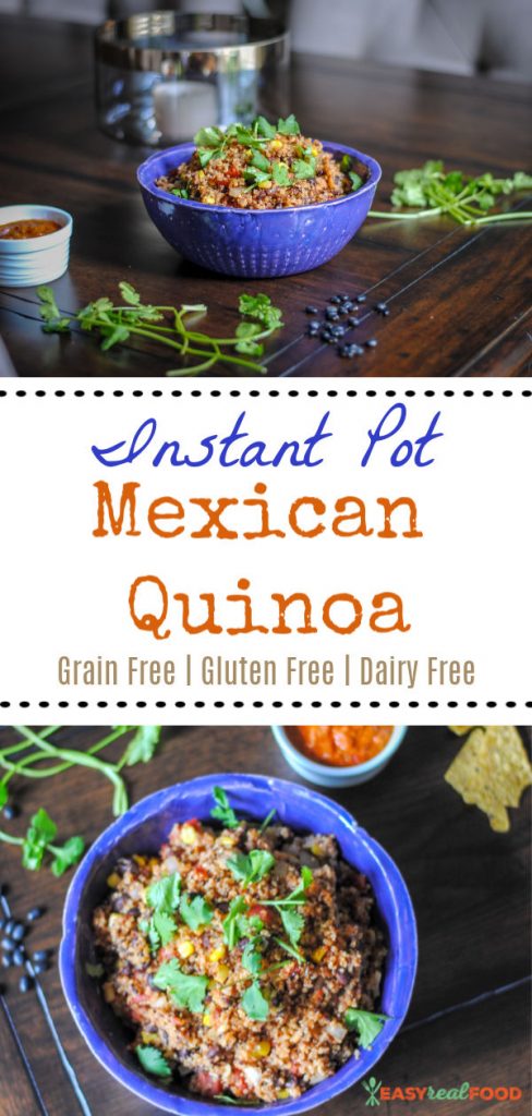 Instant Pot Mexican Quinoa Recipe #instantpotrecipe #pressurecooker