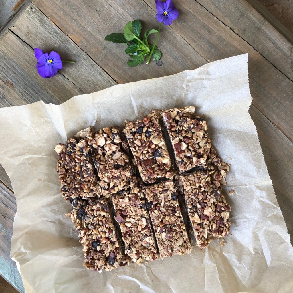 Easy homemade granola bars are a great snack to make and take when traveling