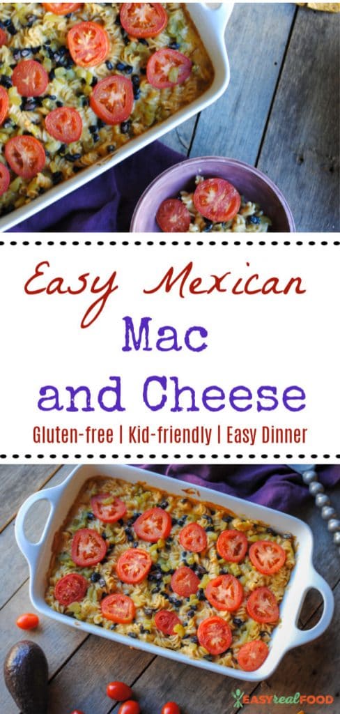 Mexican Mac and Cheese - an easy kid-friendly dinner