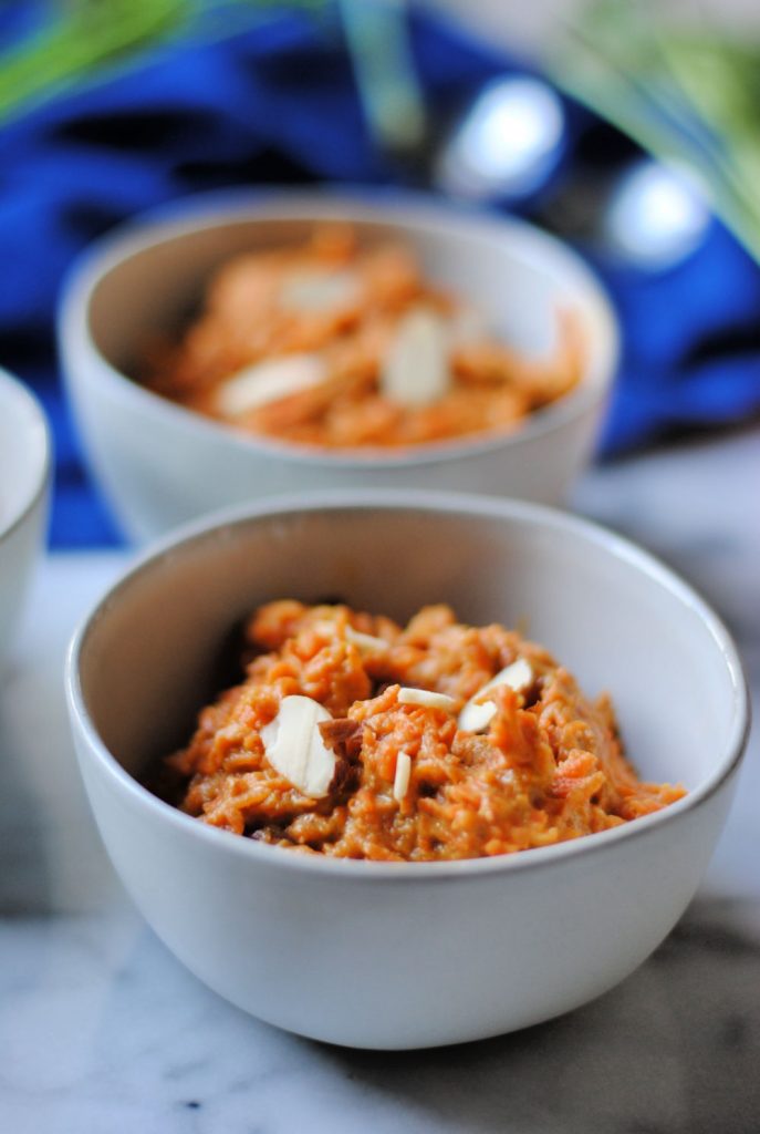 Simple dairy free carrot pudding