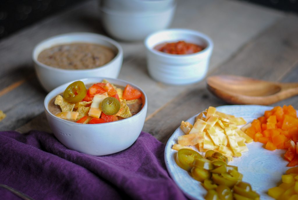 easy loaded black bean soup recipe