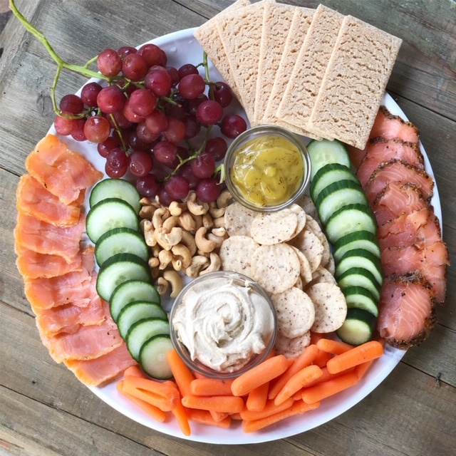 A simple finger food platter