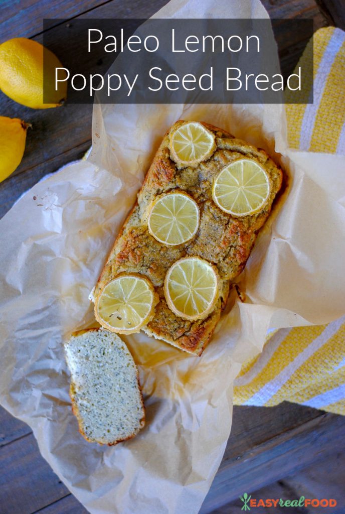 easy paleo lemon poppy seed bread