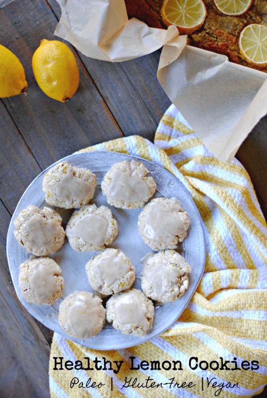 healthy paleo lemon cookies (vegan and nut-free)