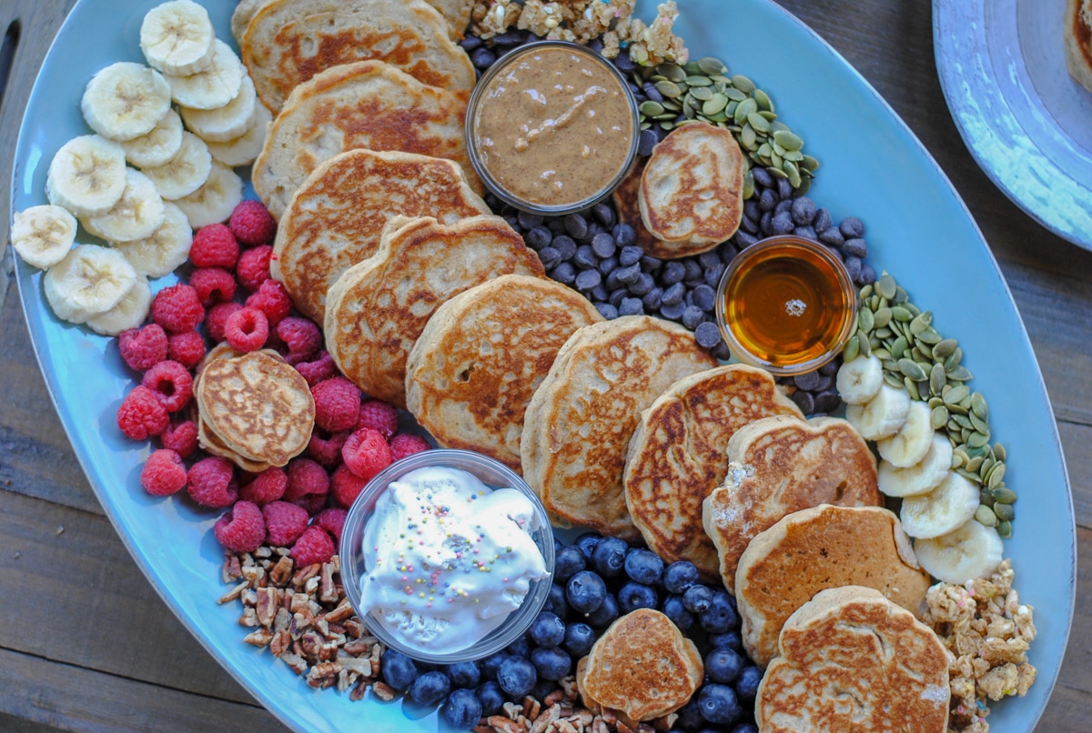 pancake topping ideas for a breakfast board