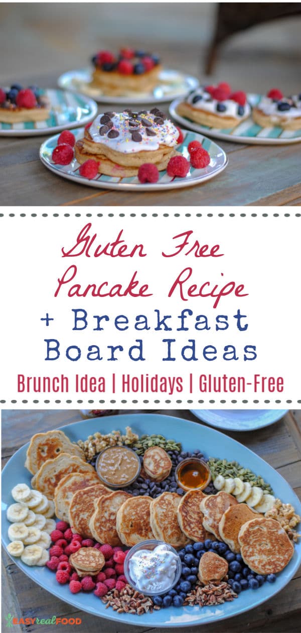 How to make a breakfast board + a gluten free pancake recipe!