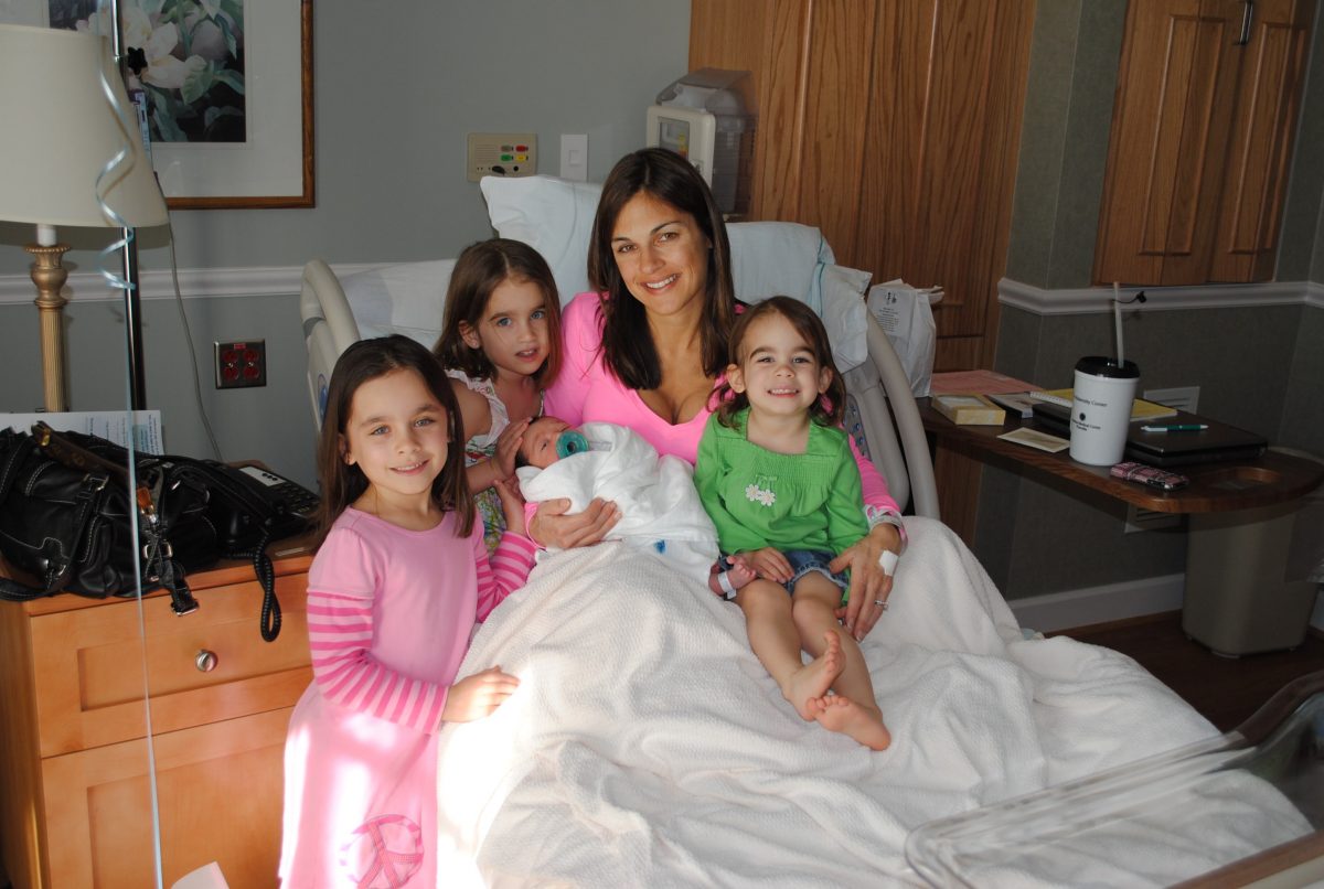 2011 after the birth of our fourth and final child