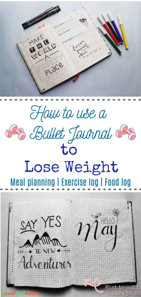 How to use a bullet journal for weight loss - #bulletjournal