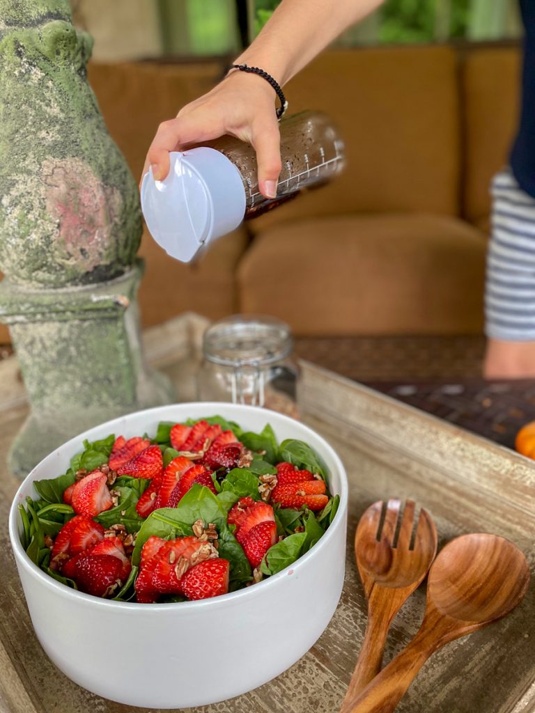 Strawberry Spinach Salad with Poppy Seed Dressing