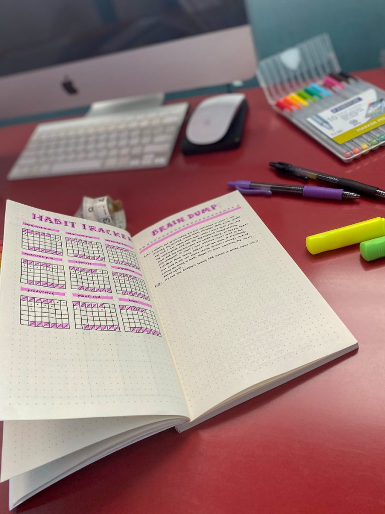 using a bullet journal for weight loss #bulletjournal