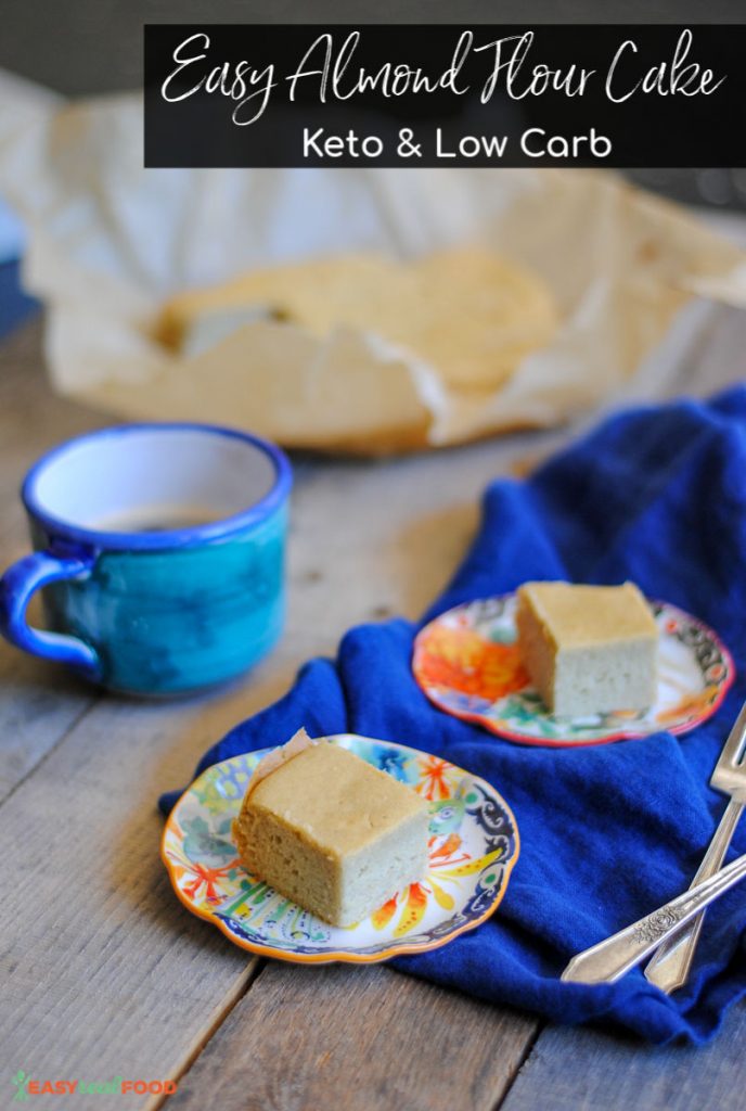 Delicious easy almond flour keto cake