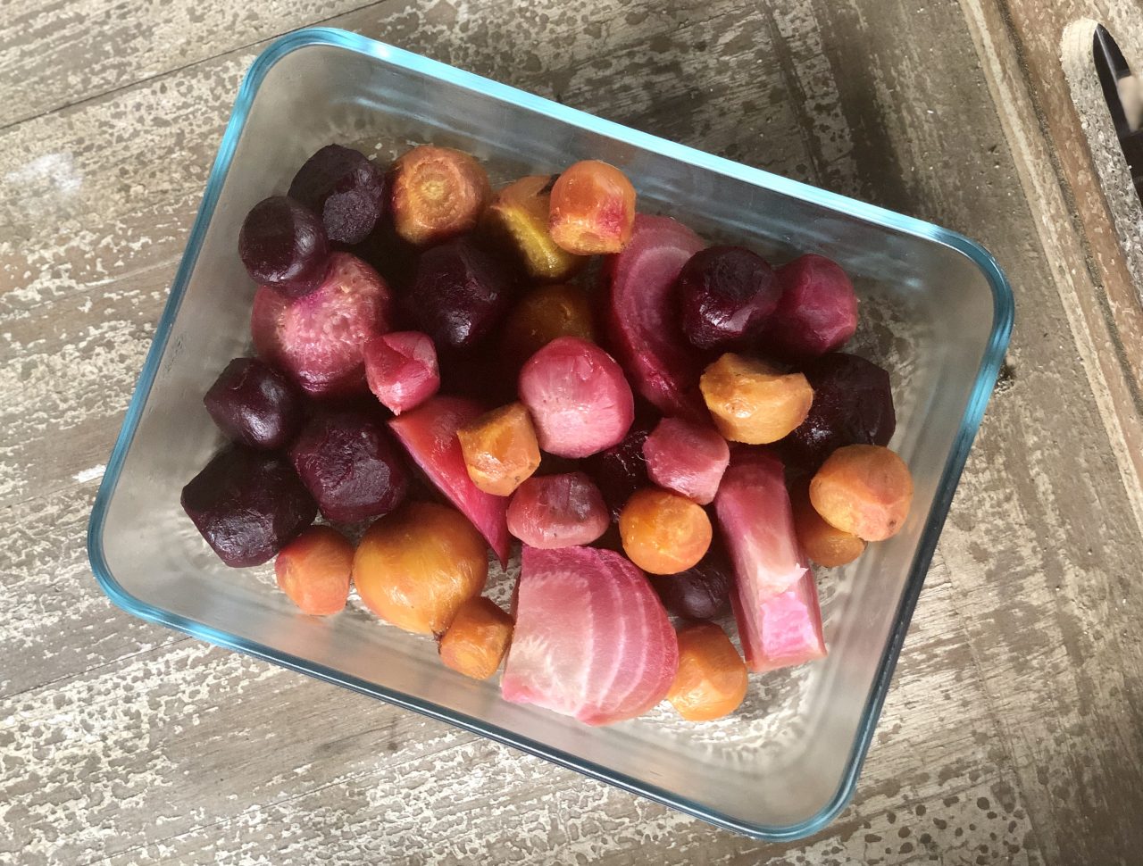roasted baby beets