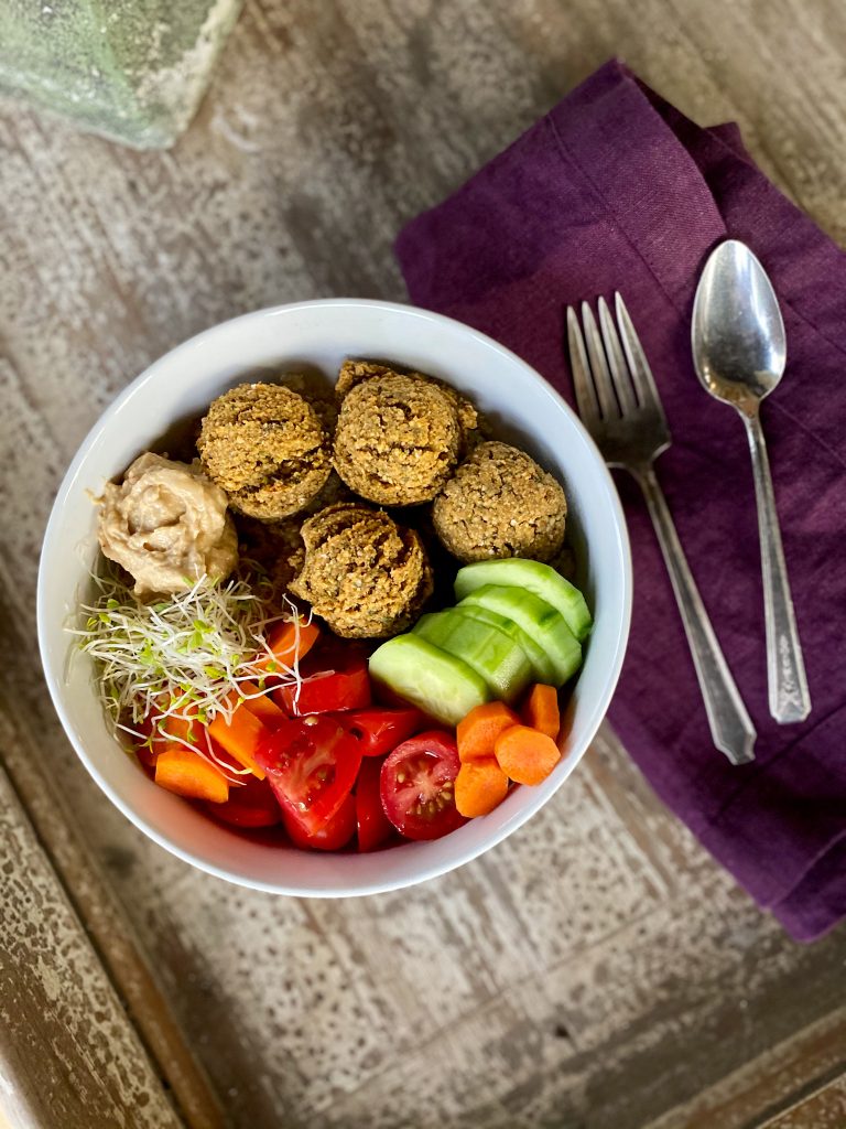 Falafel grain bowl