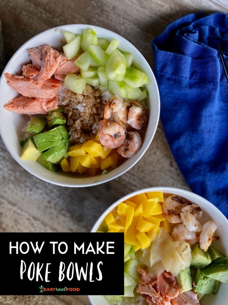 DIY Poke Bowls: How to Make a Poke Bowl Bar - Easy Real Food