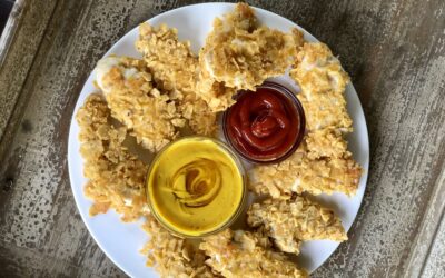 3 Ingredient Baked Chicken Tender Recipe (Grain-free)