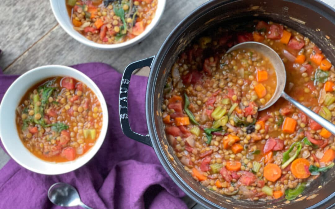 Easy Vegetarian Lentil Soup Recipe