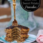 healthy grain-free sweet potato pancakes