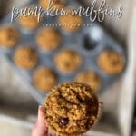 GF DF pumpkin muffins