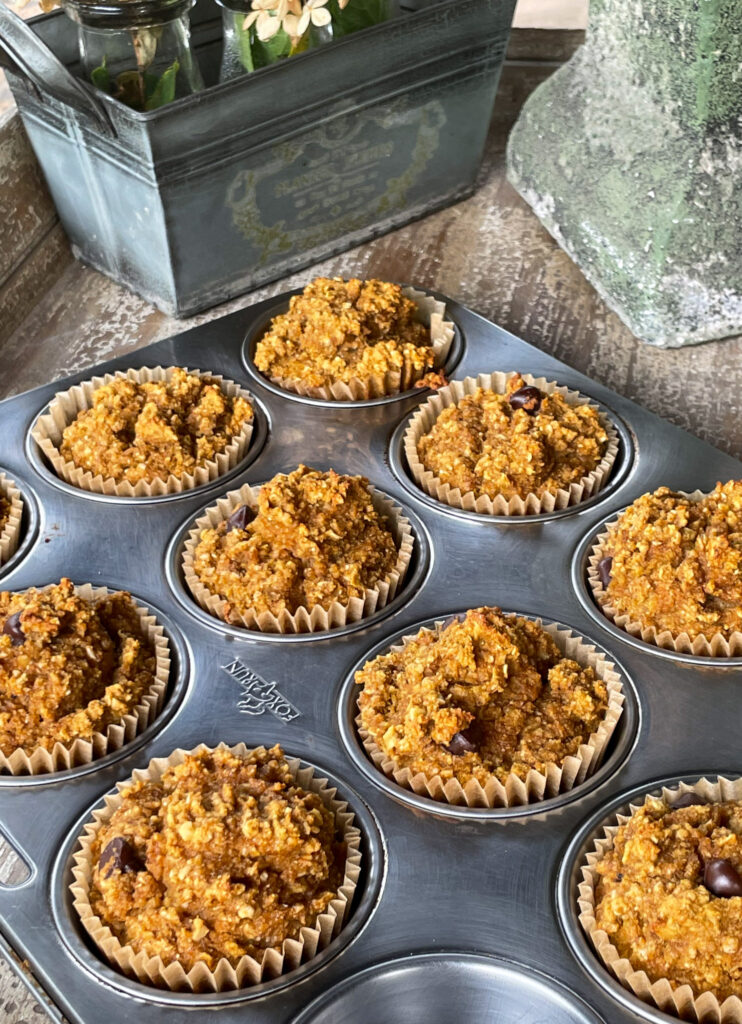 healthy pumpkin muffins