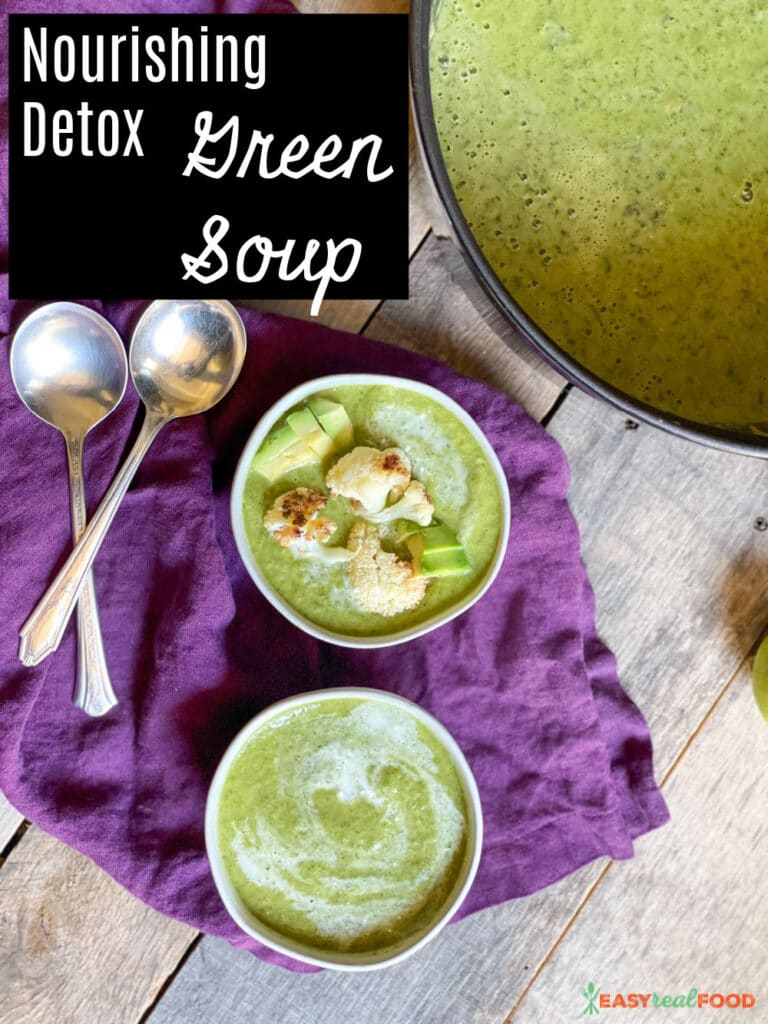 nourishing detox green soup